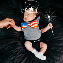 Load image into Gallery viewer, Flag Bowtie Bib